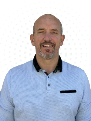 Portrait de Landry Bourgeois , président de l'association